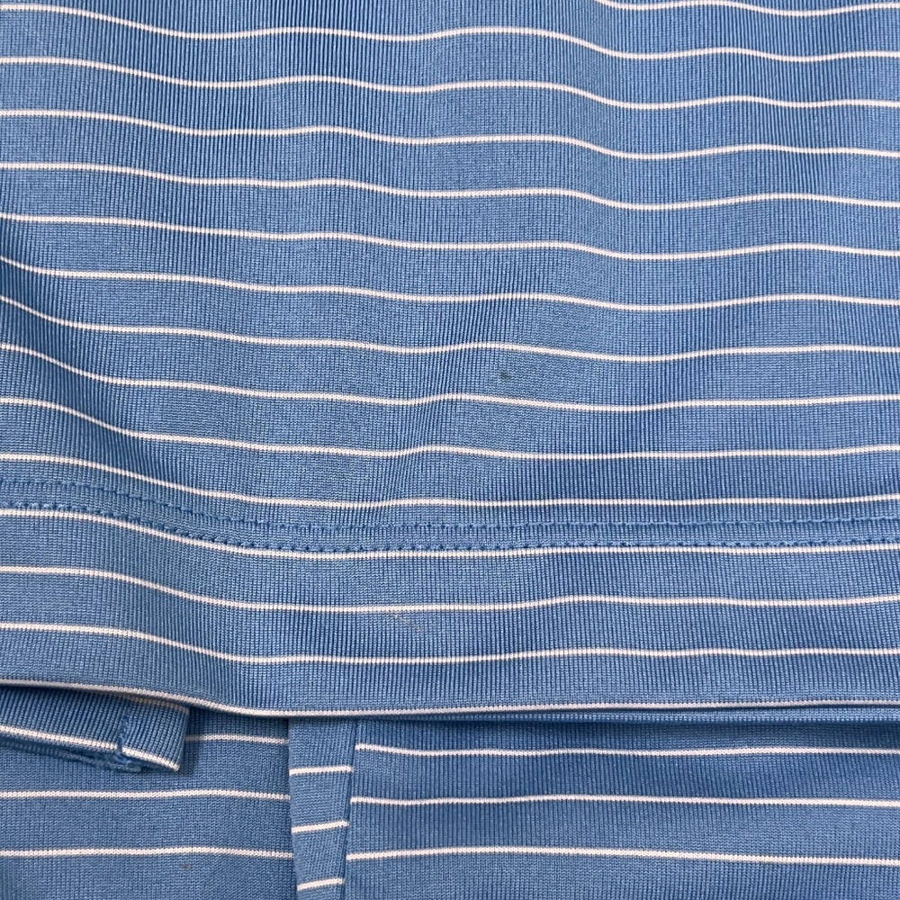Nike Golf Tour Performance Blue White Stripe Short Sleeve Tarhill Polo Men’s Med - Picture 8 of 8